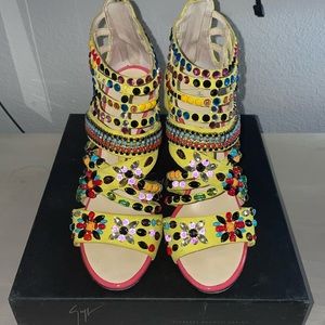 Bedazzled heels